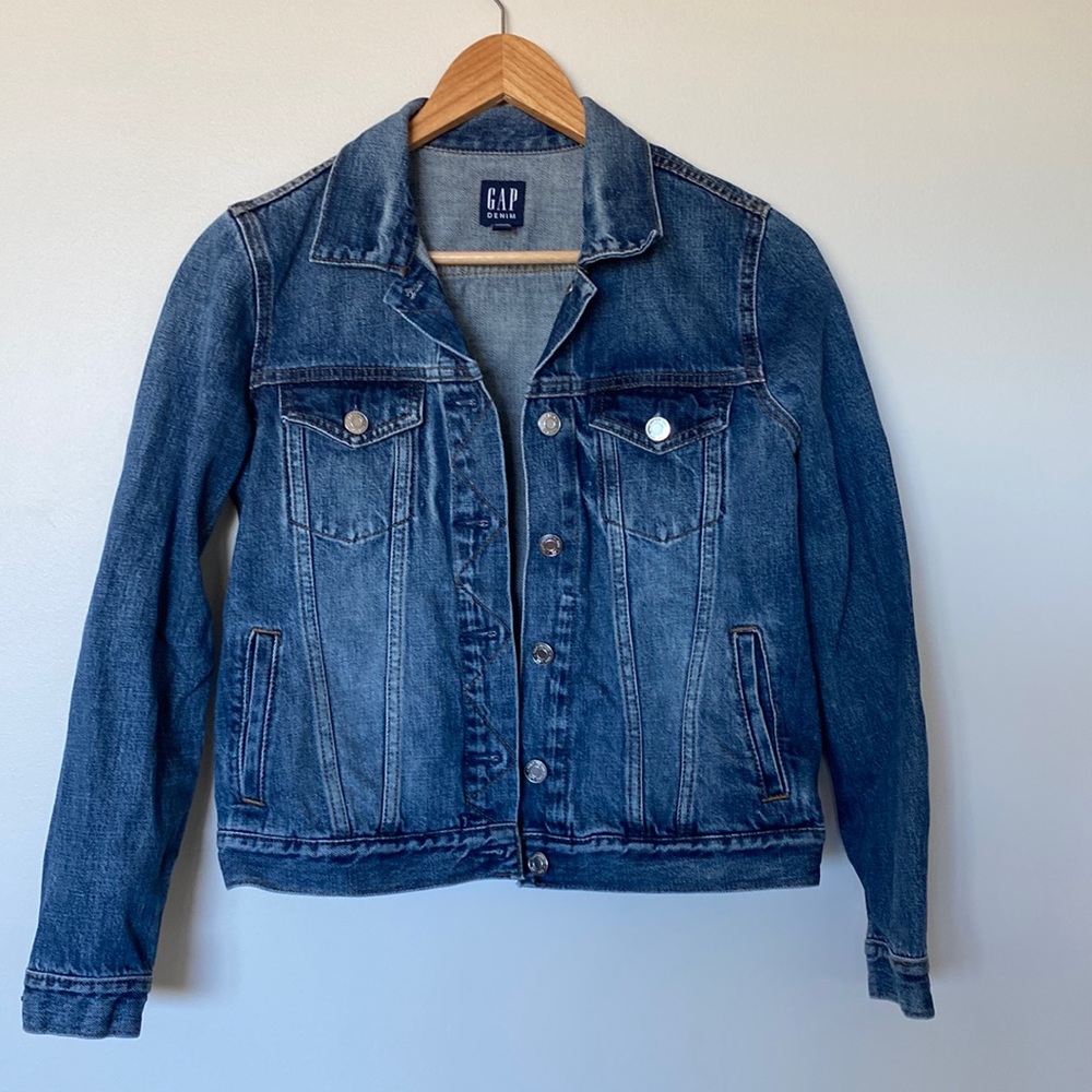 GAP denim jean jacket Sz XS